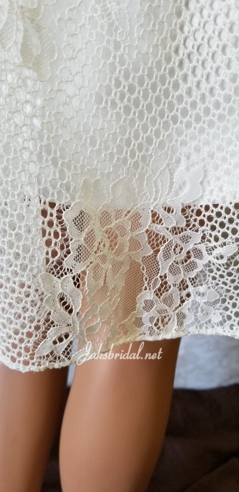 short lace bridesmaid dresses