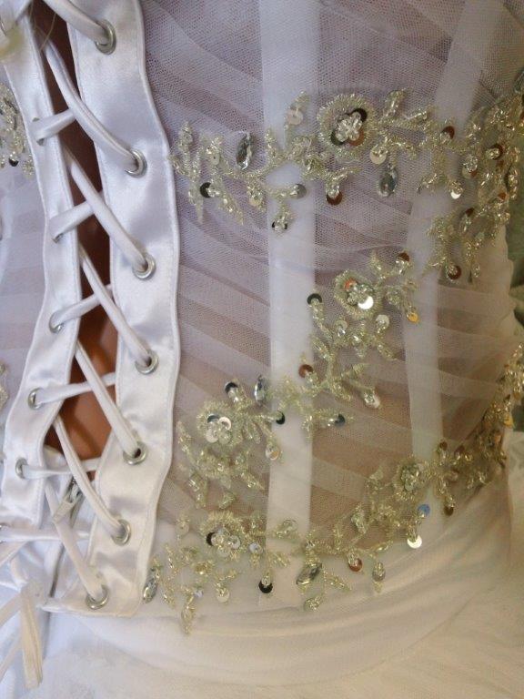 corset wedding dress