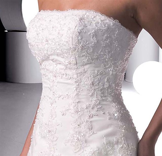 lace overlay wedding dresses