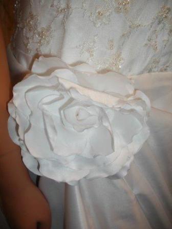 taffeta strapless wedding dress