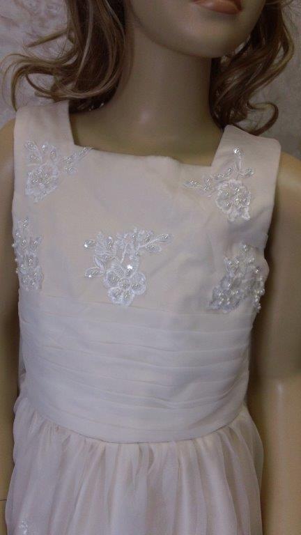 ivory and champagne miniature dress