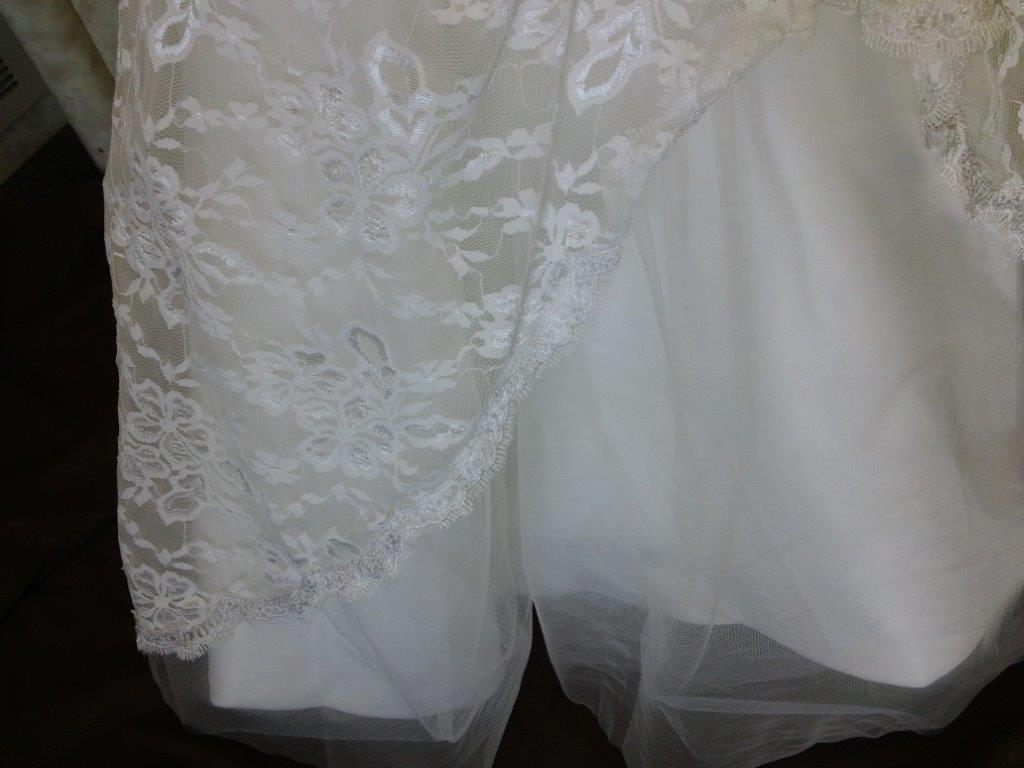 lace over tulle skirt