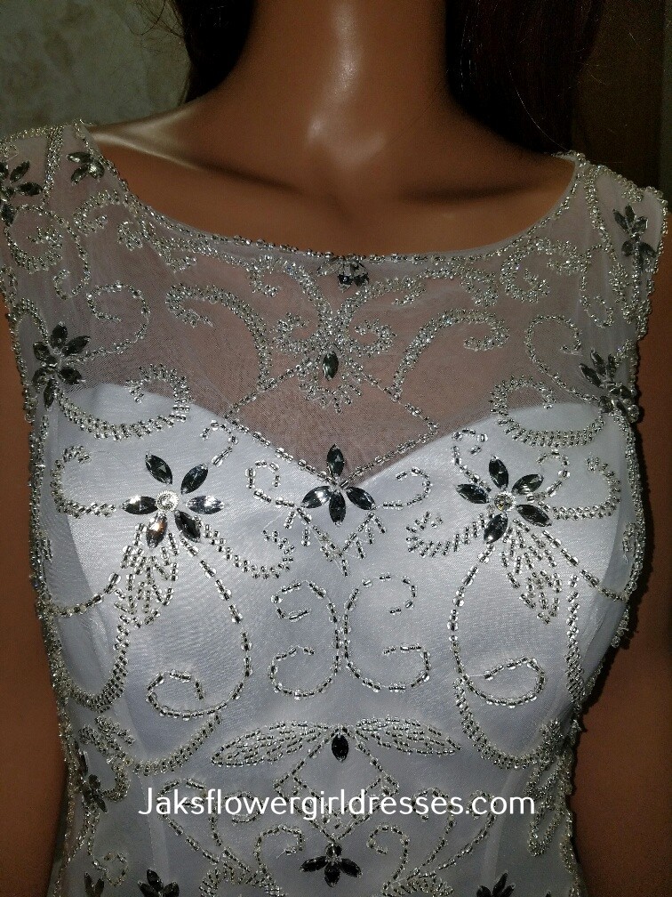 illusion neckline wedding dress