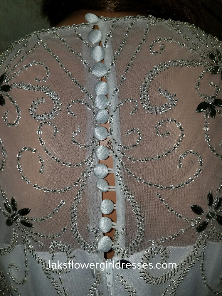 illusion back wedding dress