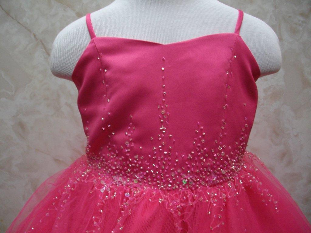 pink ballerina pageant dress
