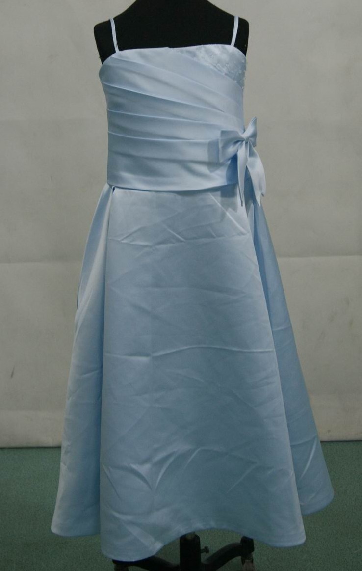 long blue junior bridesmaid dresses