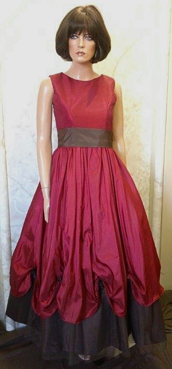 burgundy and chocolate bridesmaid dresses