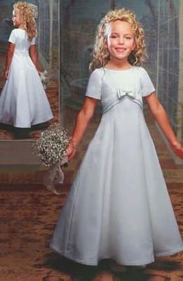 White and ivory flower girl clearance sale
