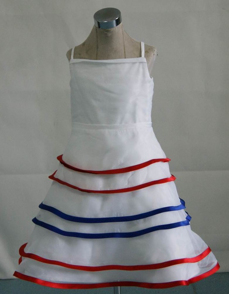 red white and blue dresses for girls