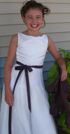 young bridesmaid dress