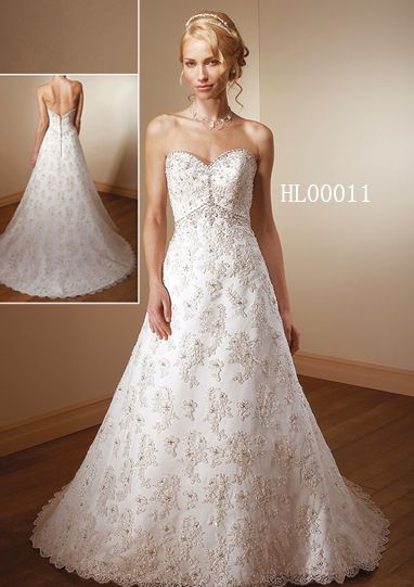 allover Lace wedding gown
