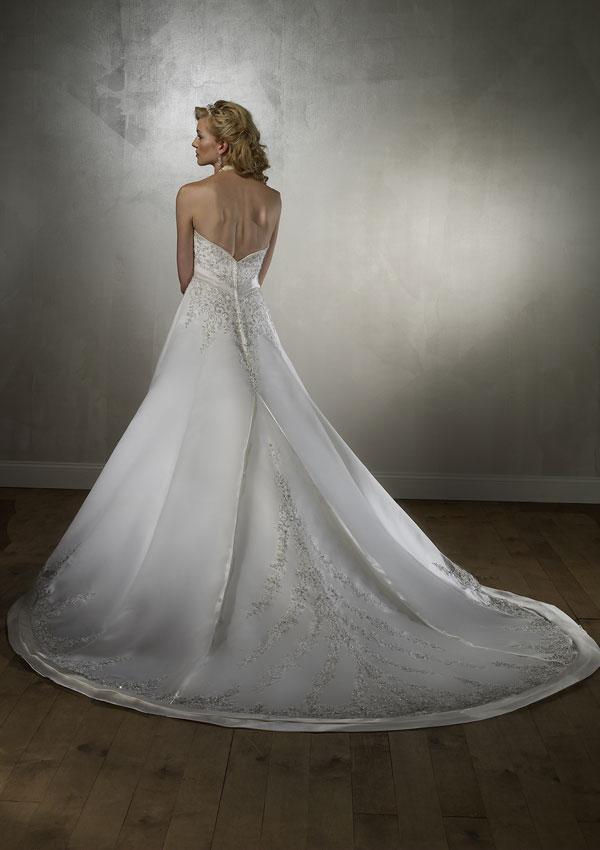 halter bridal gown