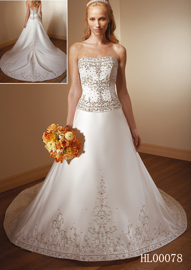 cheap bridal gown