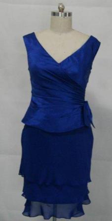 Royal Blue Mother Of Bride And Groom Dress