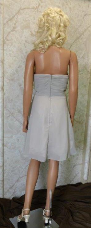 Gray strapless Bridesmaid dresses