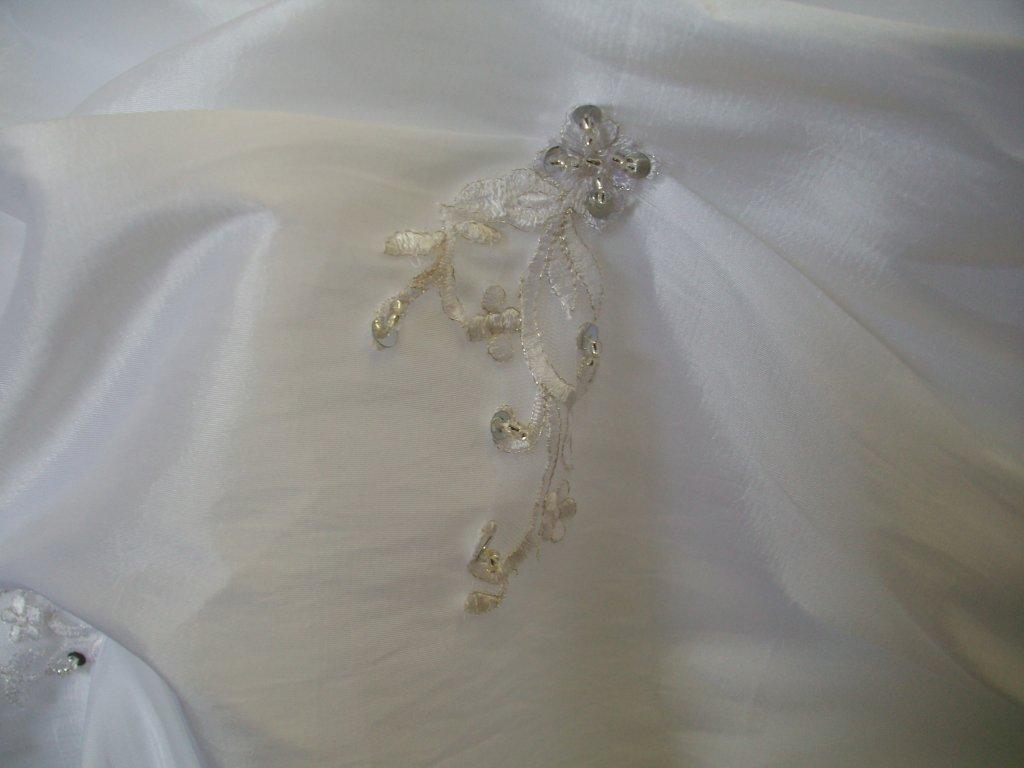applique pickup miniature wedding gown