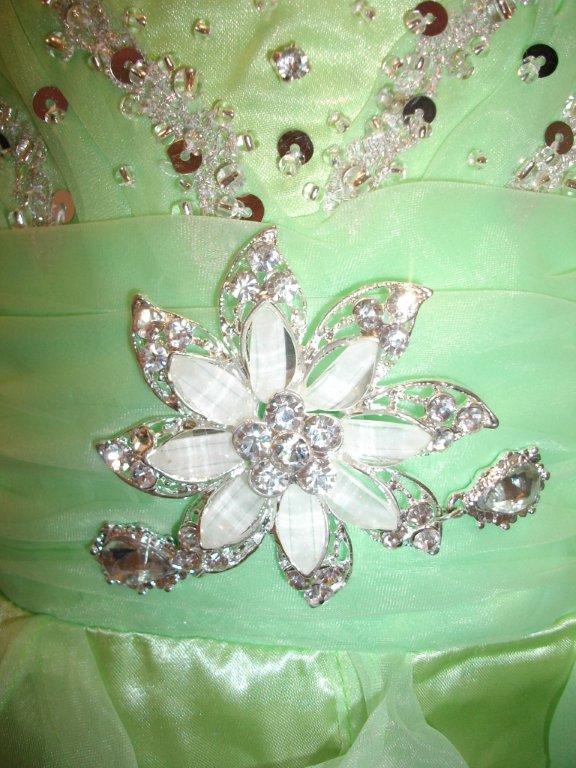 Lime green pageant dresses for teens