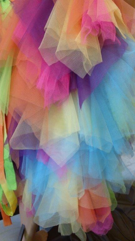fun fashion rainbow dress