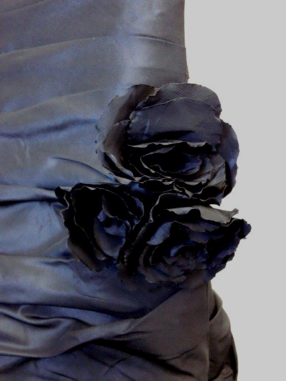 black flower waist