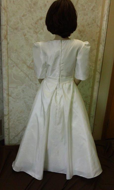 3/4 Length Sleeves A-Line Flower Girl Dresses 