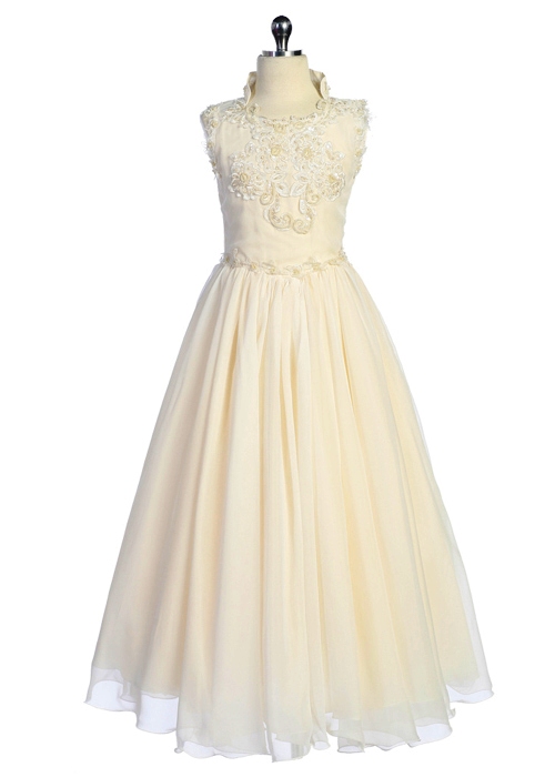 ivory pageant dress
