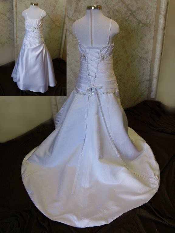 Toddler size Mini wedding gown