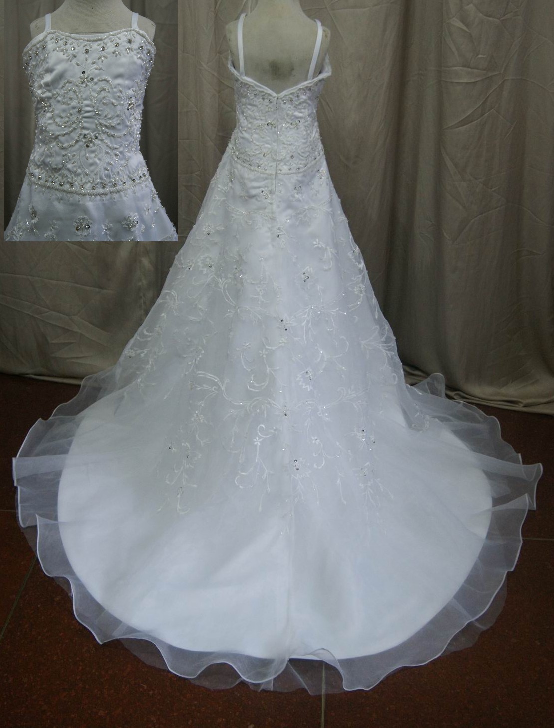 Flower girl bridal gown