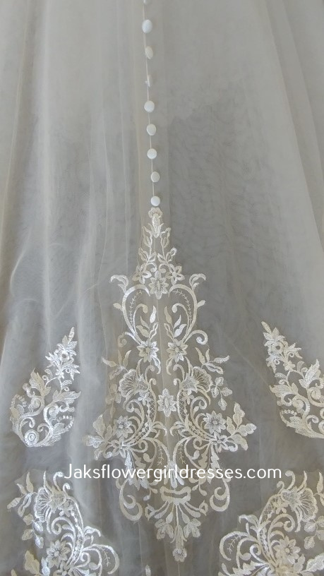 lace trimmed dress