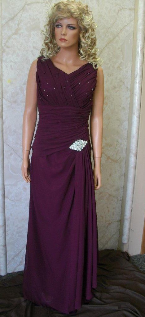 mother of the bride dresses plum color
