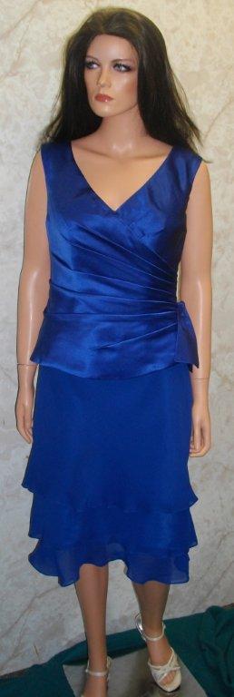 Royal Blue Mother Of Bride And Groom Dress