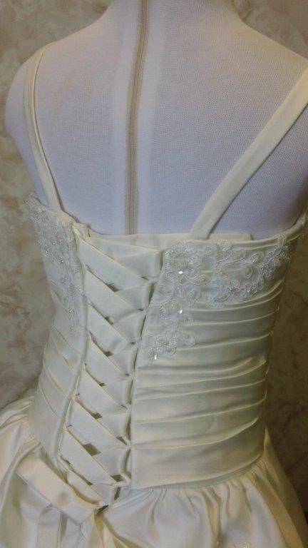 beaded applique corset back