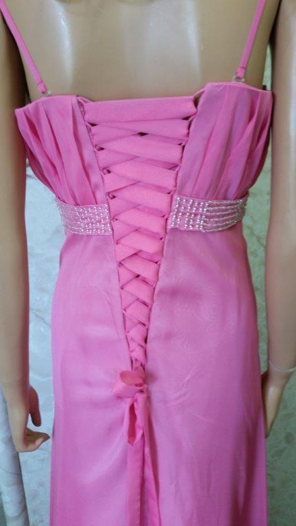 pink maternity special occasion dress