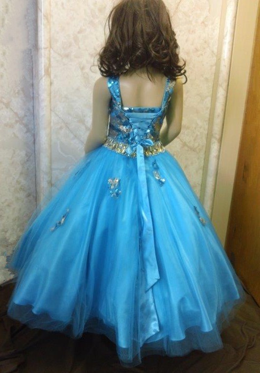 girls turquoise national pageant dresses
