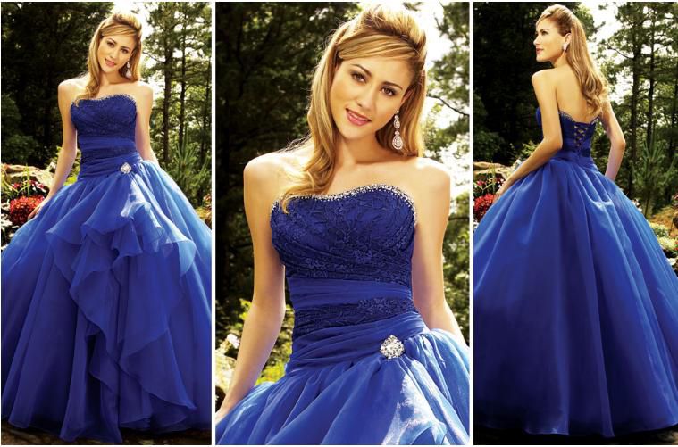 royal blue quinceanera dresses