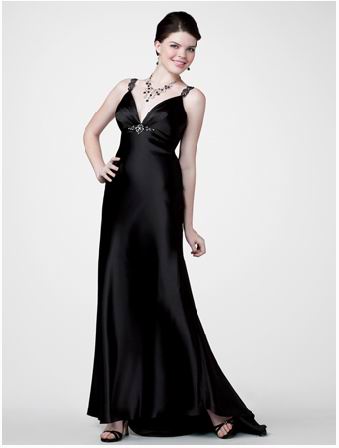 silhouette prom dress