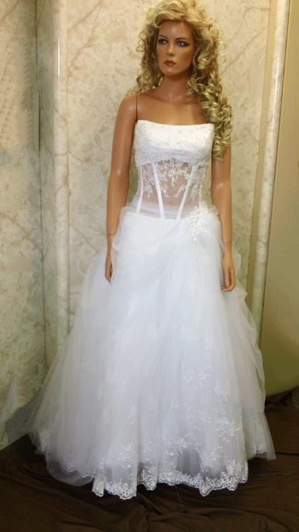 Amazing See Through Corset Wedding Dress of the decade Don t miss out 