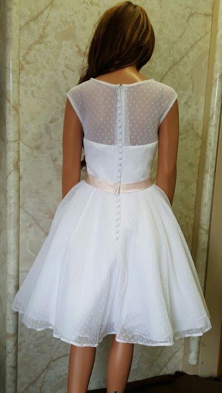 polka dot wedding dress