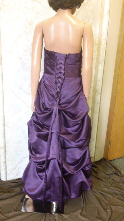 grape bridesmaid dresses