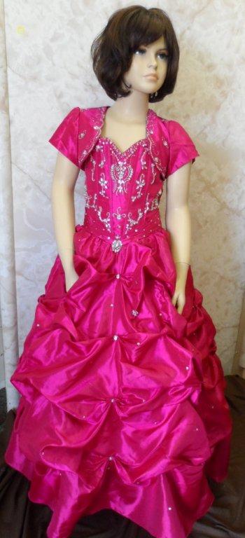 fuschia national pageant dresses