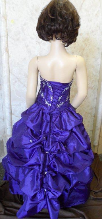 purple national pageant dresses