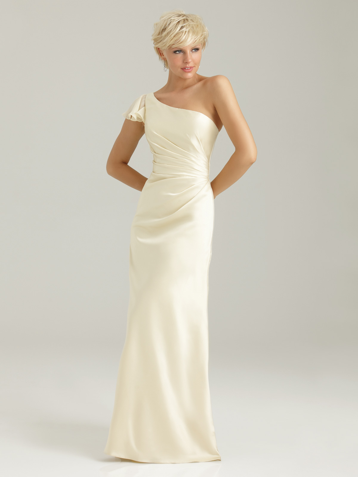 long one sleeve bridesmaid dresses