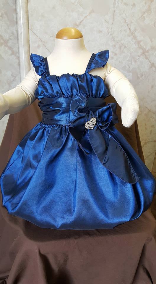 teal infant dress 