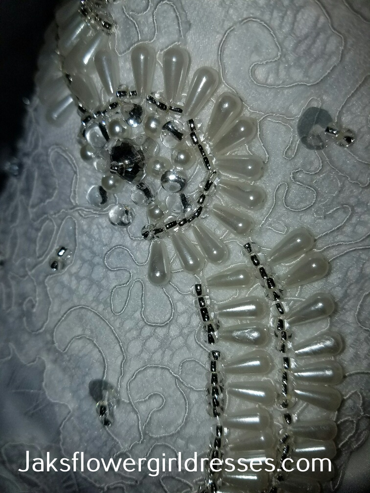 Infant bride dress