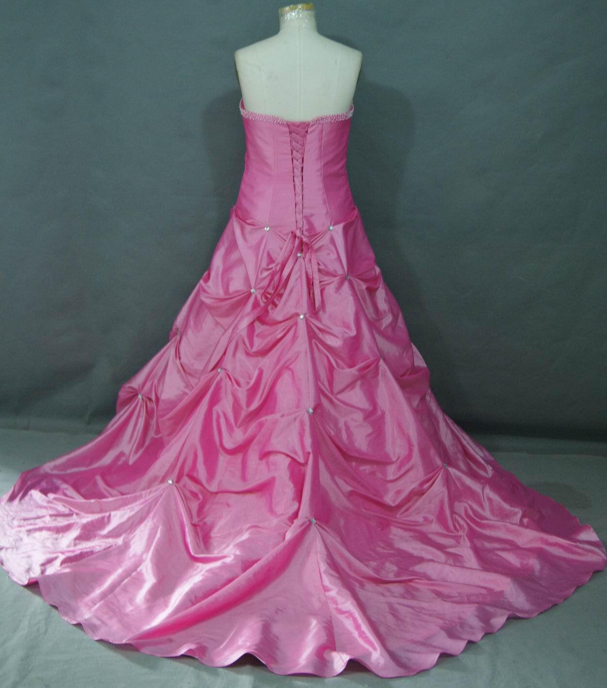 long Bubblegum pink dress