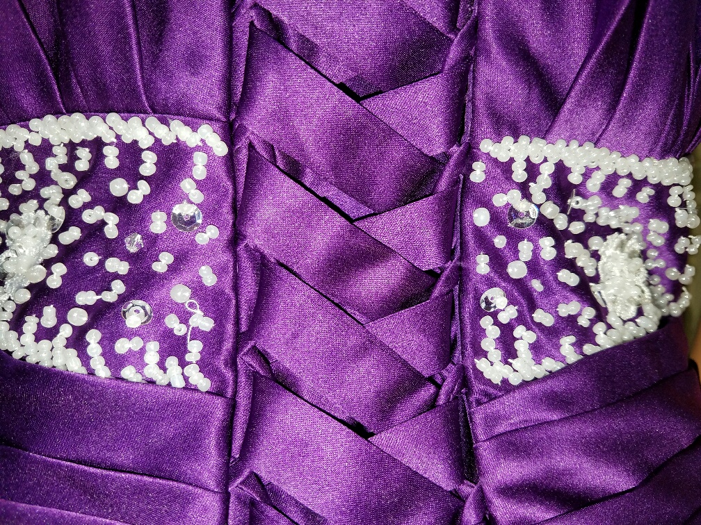 purple bridesmaid mermaid dresses