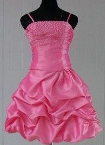 bubble gum pink pick up dress