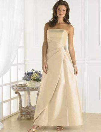 taffeta bridesmaid dresses