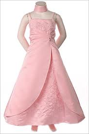 pink dress child size 10