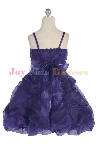 purple back of dress