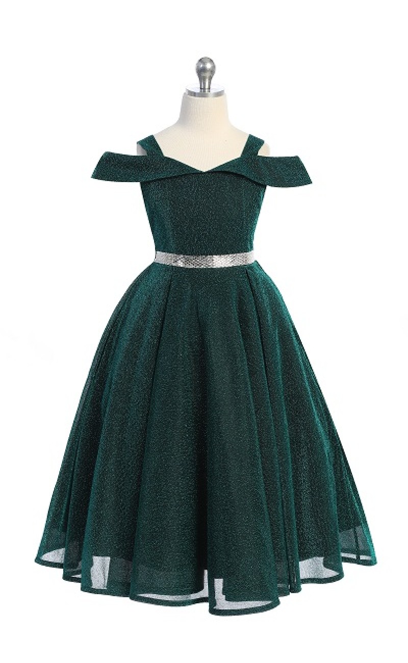 Green holiday dresses
